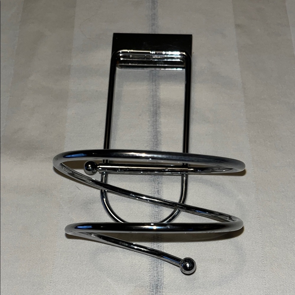 Hair Dryer Spiral Holder Over-Cabinet